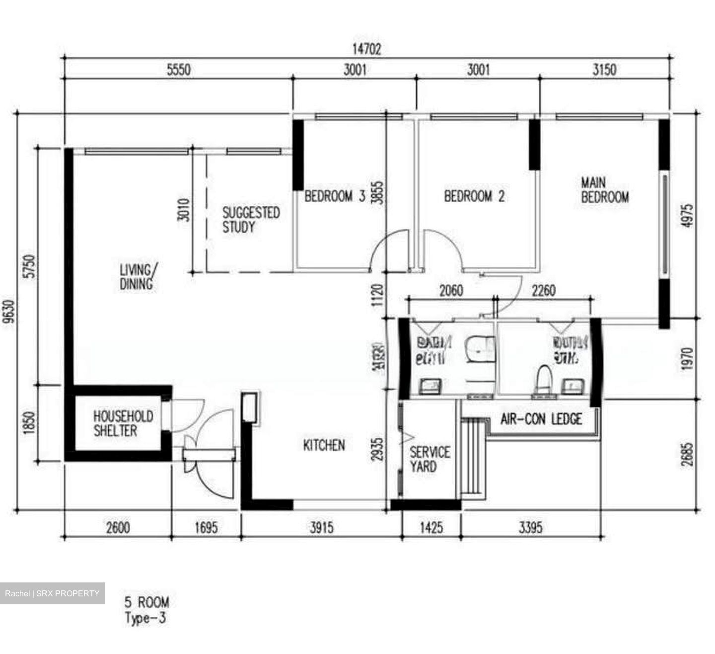 Blk 109B Eastglen @ Canberra (Sembawang), HDB 5 Rooms #610503001